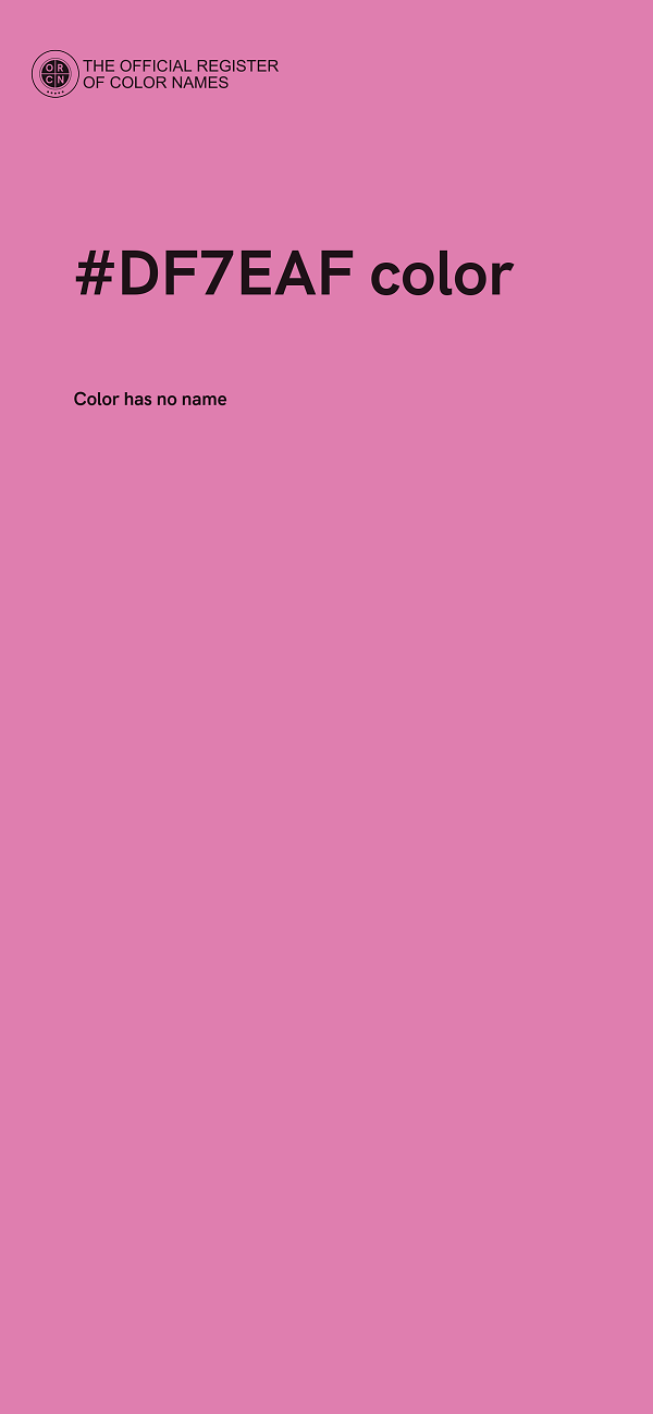 #DF7EAF color image
