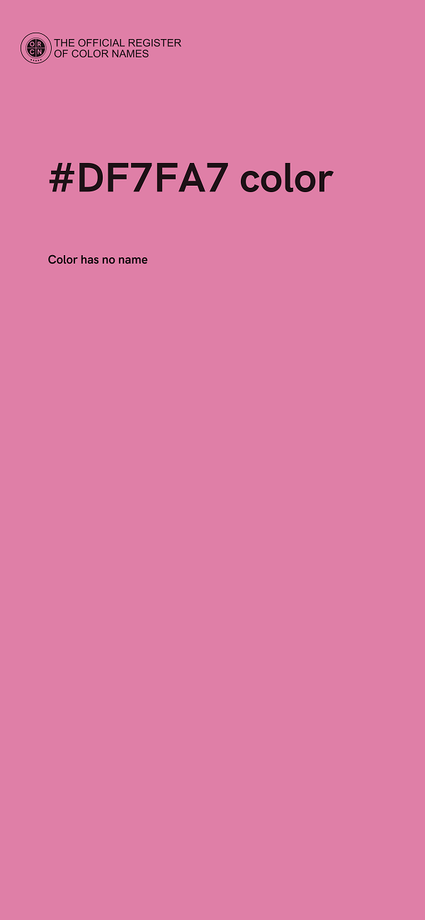 #DF7FA7 color image