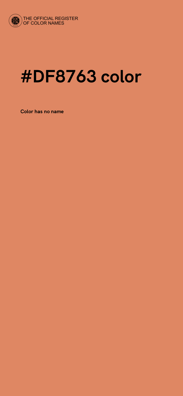 #DF8763 color image