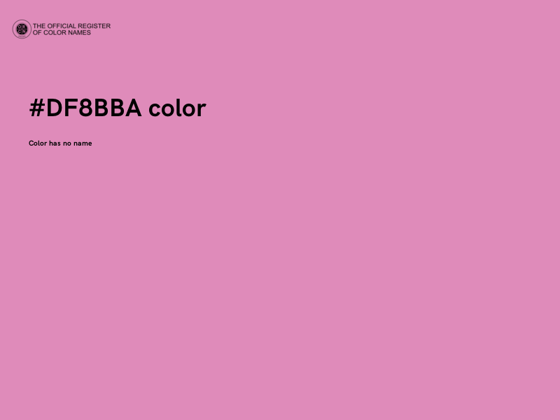 #DF8BBA color image