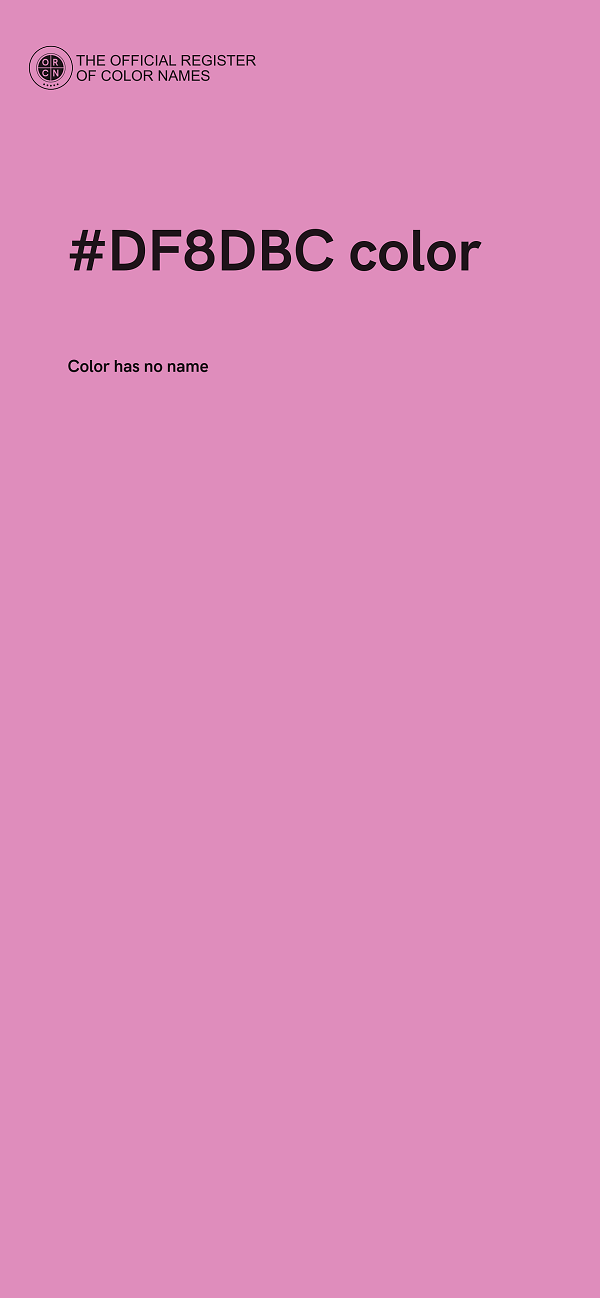 #DF8DBC color image