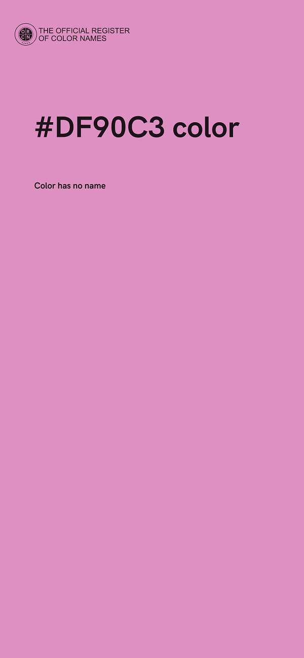 #DF90C3 color image