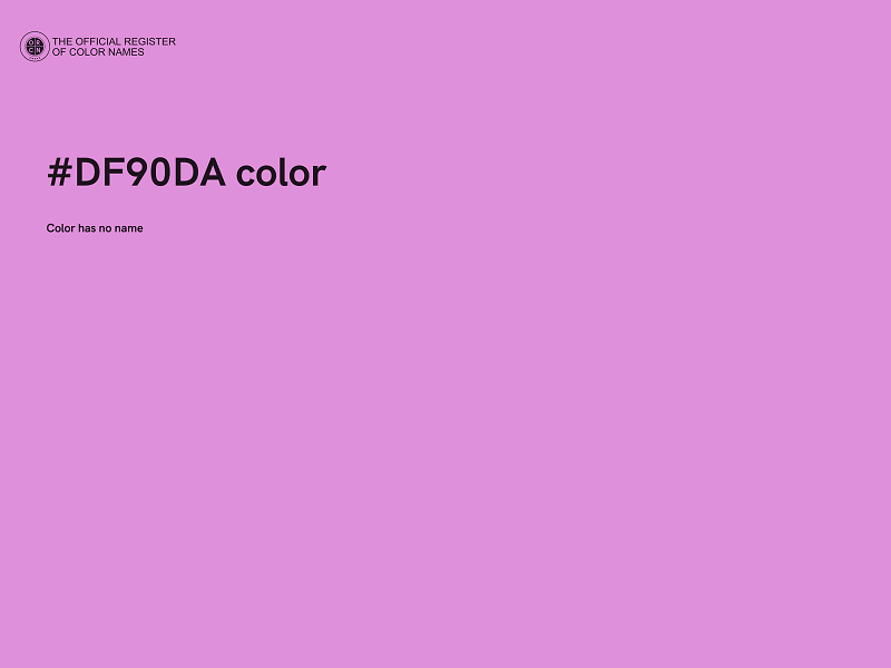 #DF90DA color image