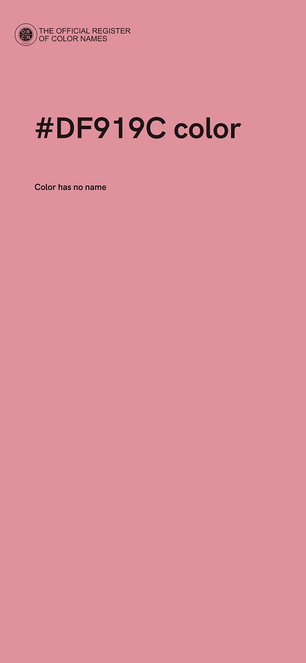 #DF919C color image
