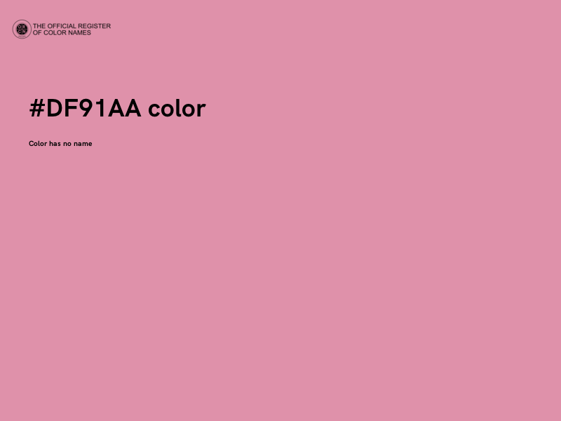 #DF91AA color image