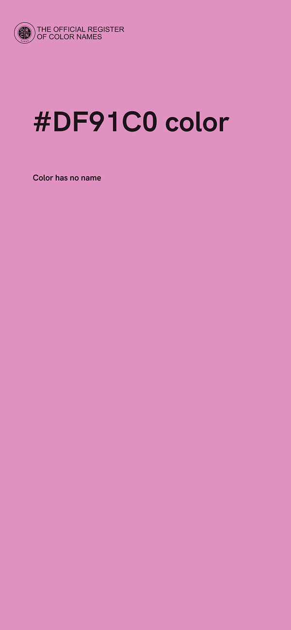 #DF91C0 color image