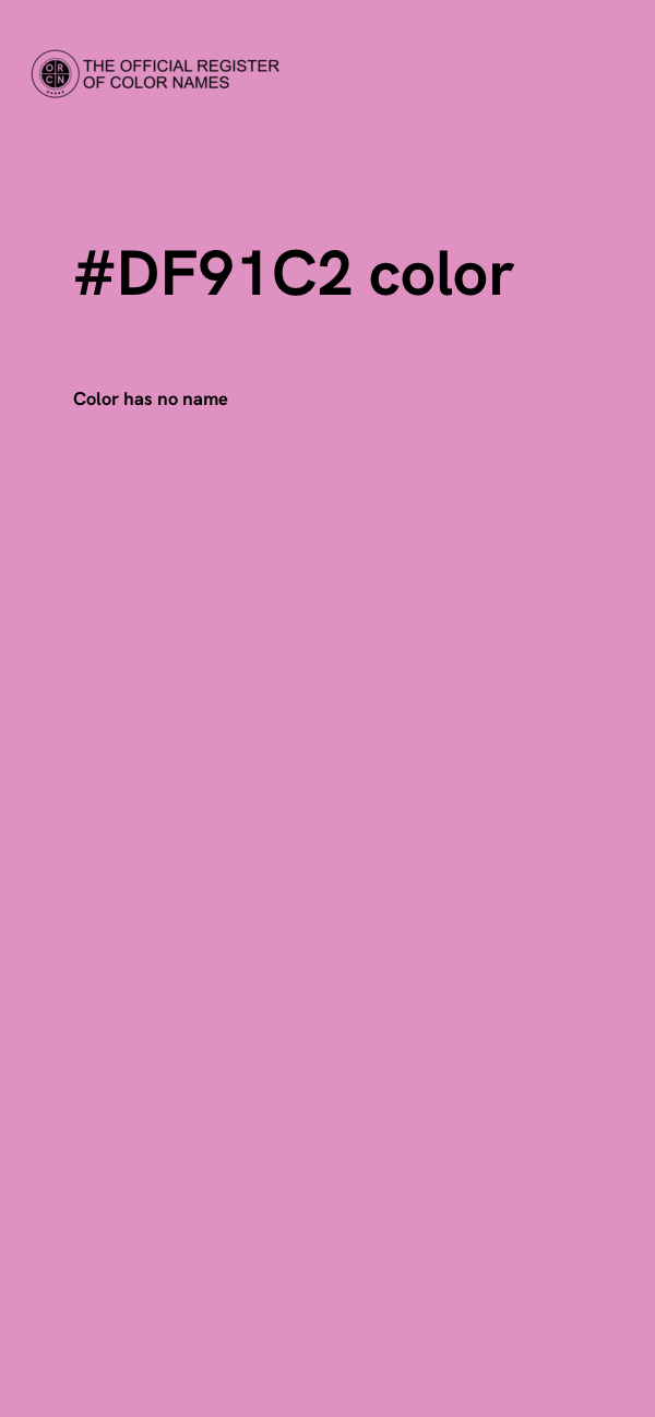 #DF91C2 color image