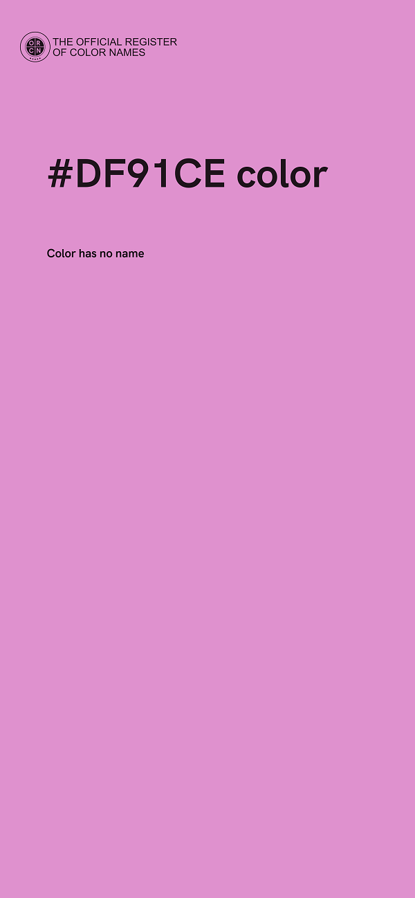 #DF91CE color image