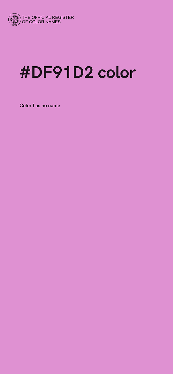 #DF91D2 color image