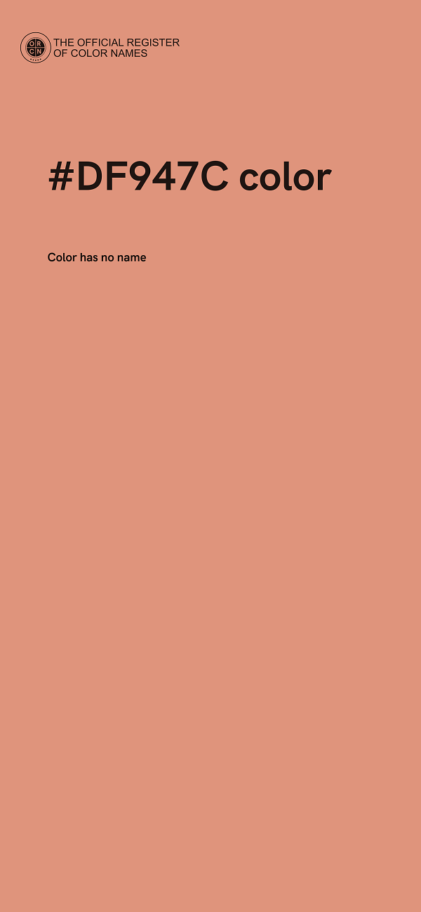 #DF947C color image