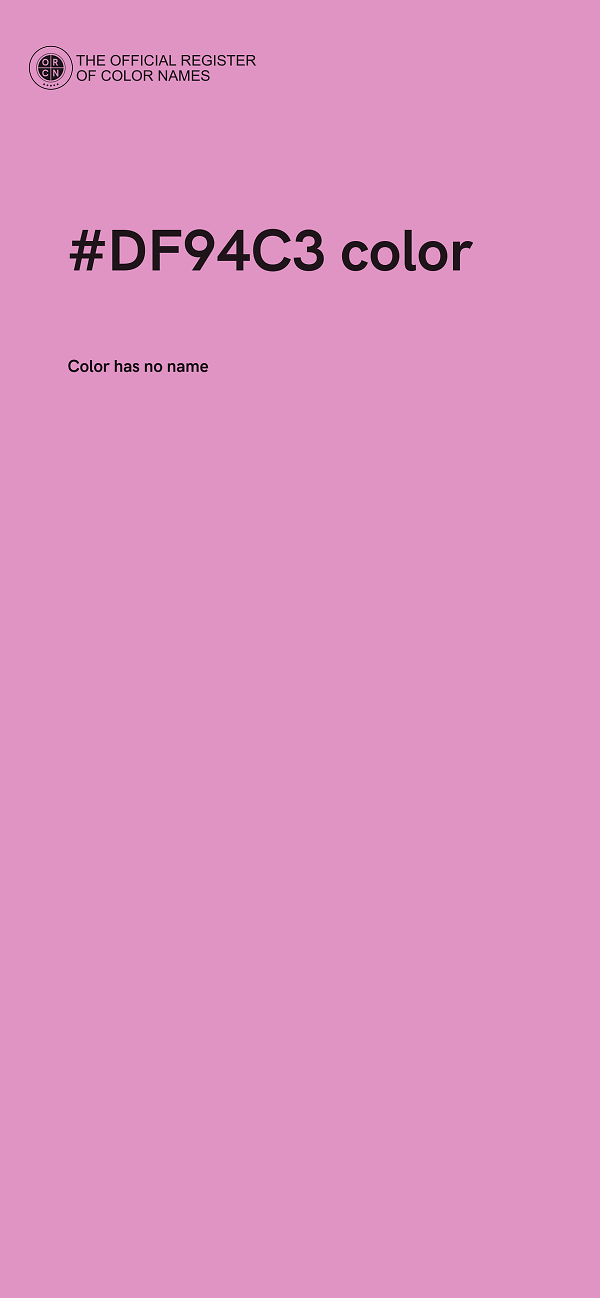 #DF94C3 color image