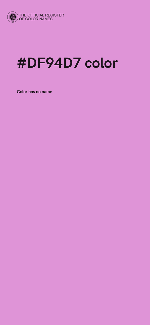 #DF94D7 color image
