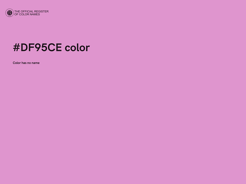 #DF95CE color image