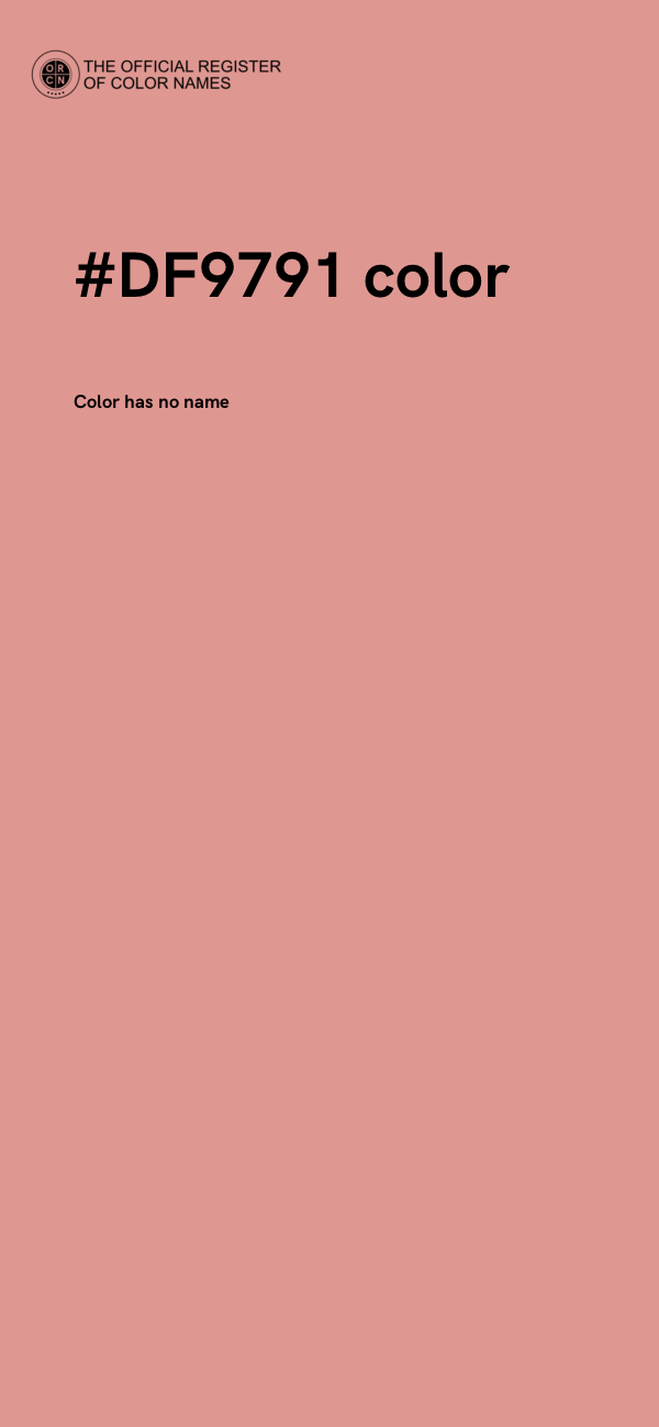 #DF9791 color image