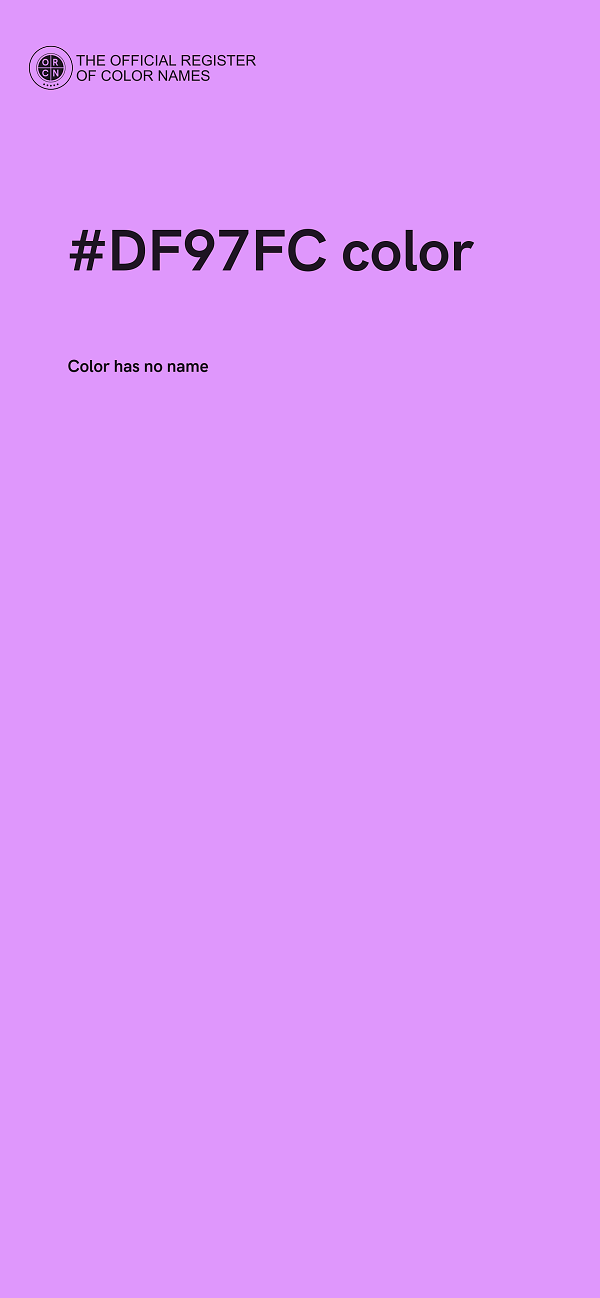#DF97FC color image