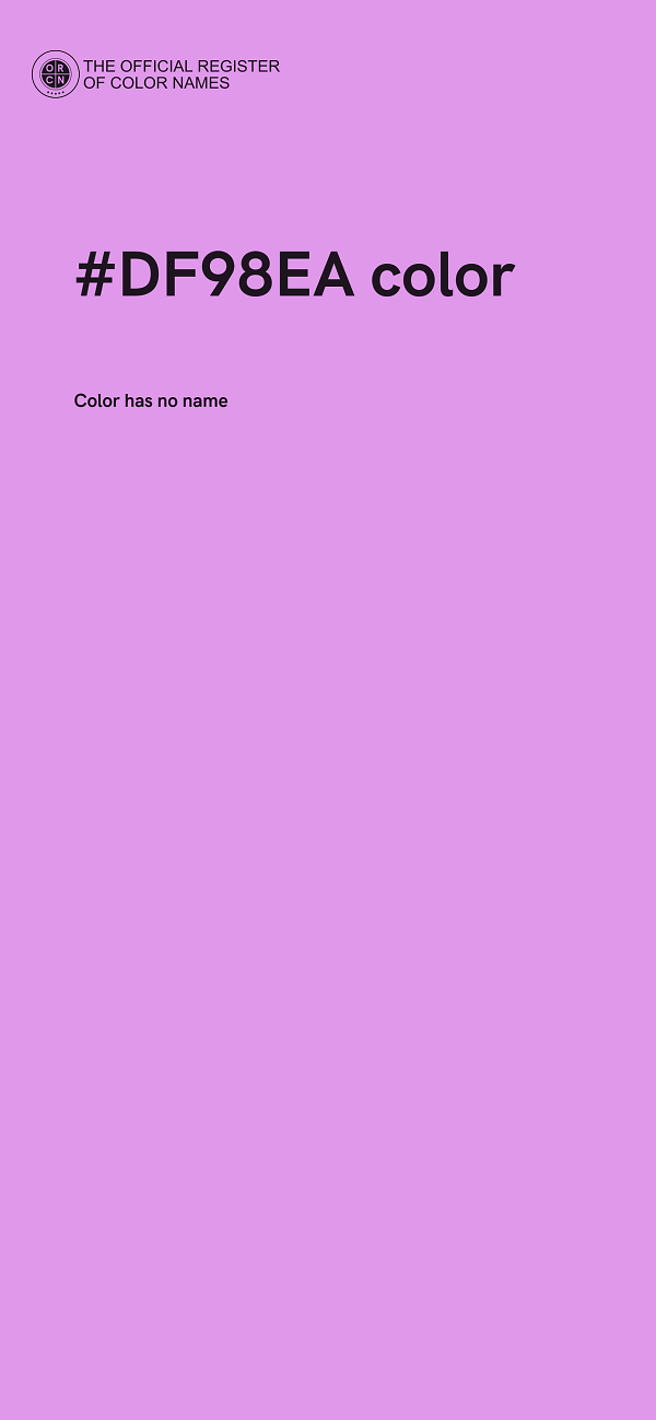 #DF98EA color image