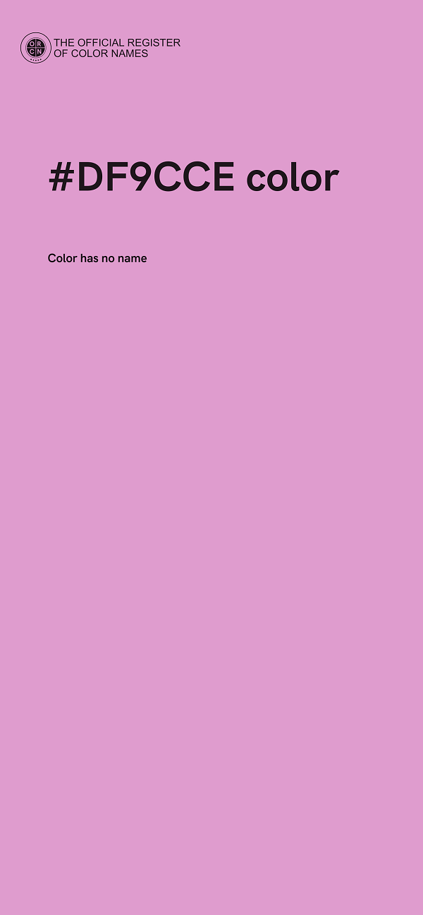 #DF9CCE color image