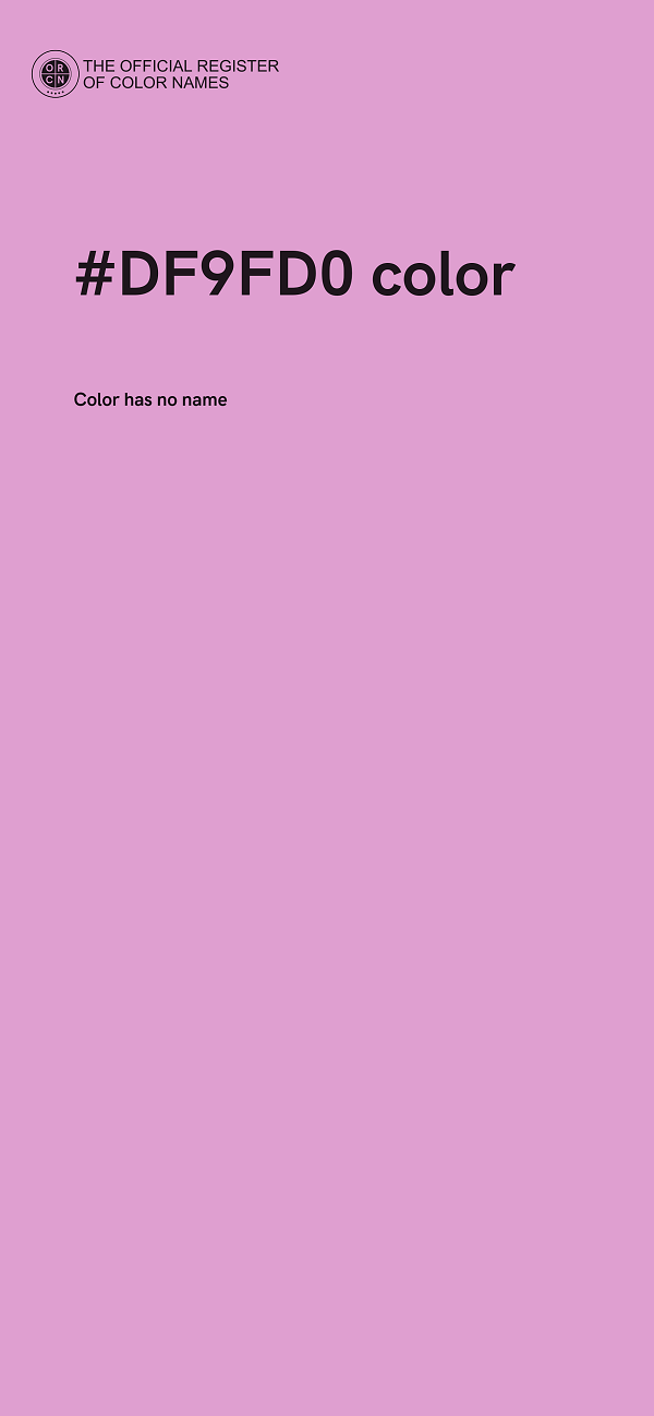 #DF9FD0 color image