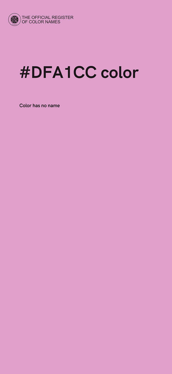 #DFA1CC color image
