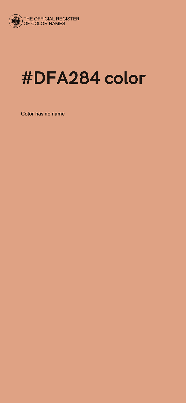 #DFA284 color image