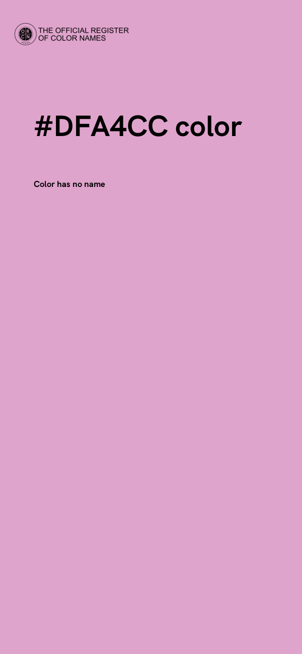 #DFA4CC color image