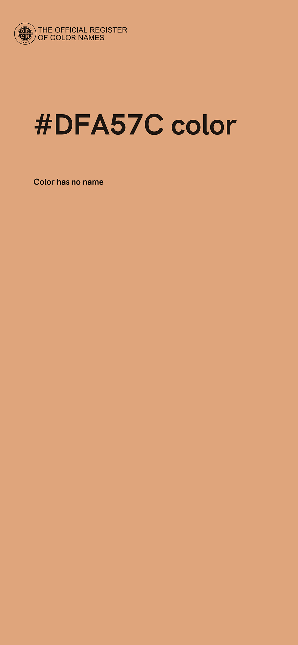 #DFA57C color image