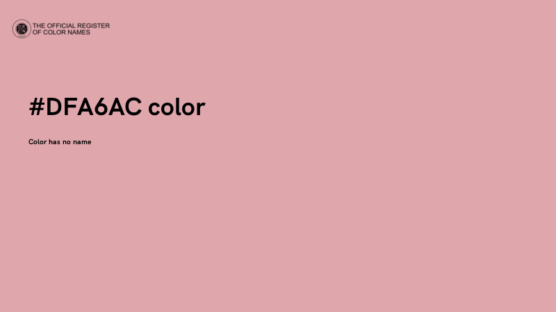 #DFA6AC color image