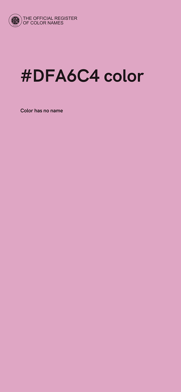 #DFA6C4 color image