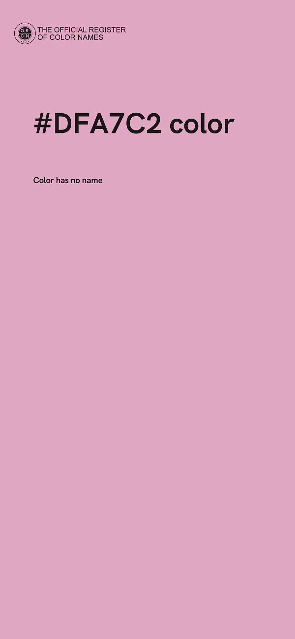 #DFA7C2 color image