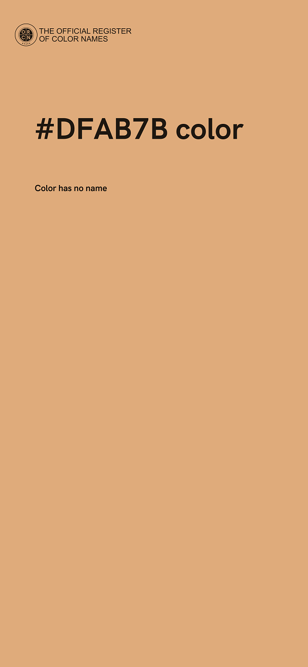 #DFAB7B color image