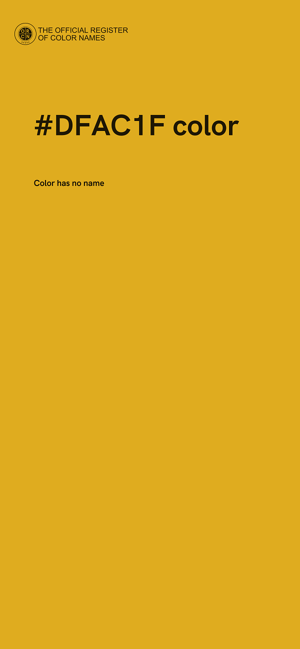 #DFAC1F color image