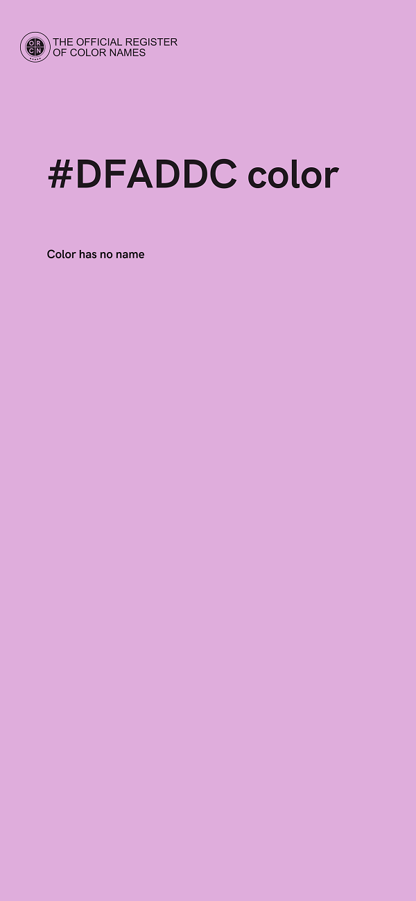 #DFADDC color image