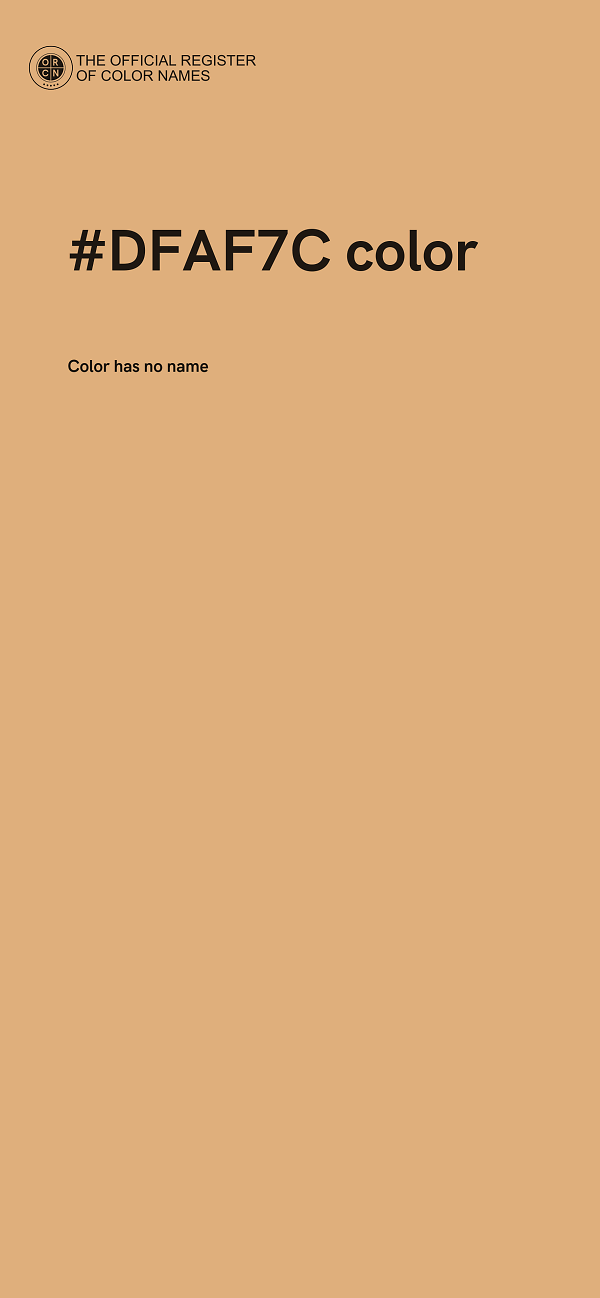 #DFAF7C color image