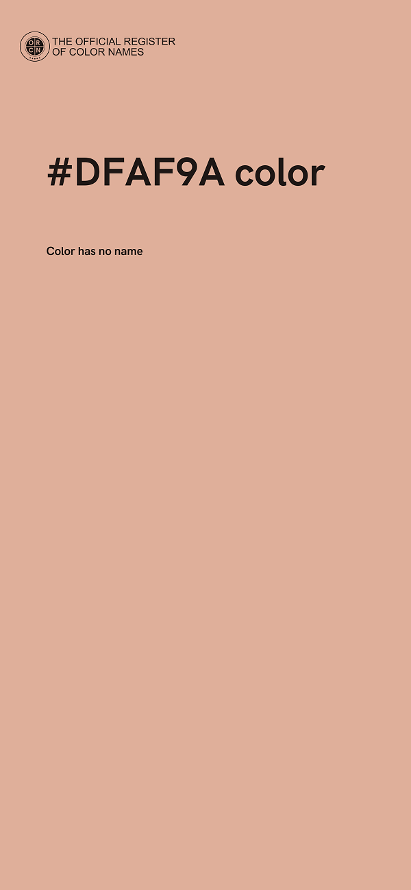 #DFAF9A color image