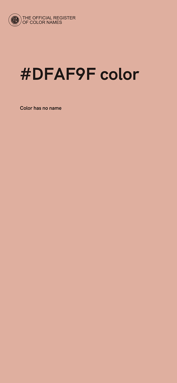 #DFAF9F color image