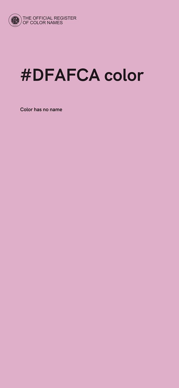 #DFAFCA color image