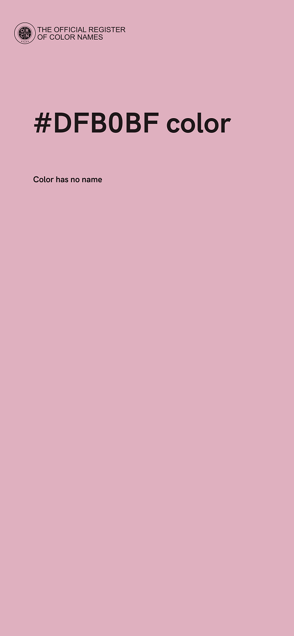 #DFB0BF color image