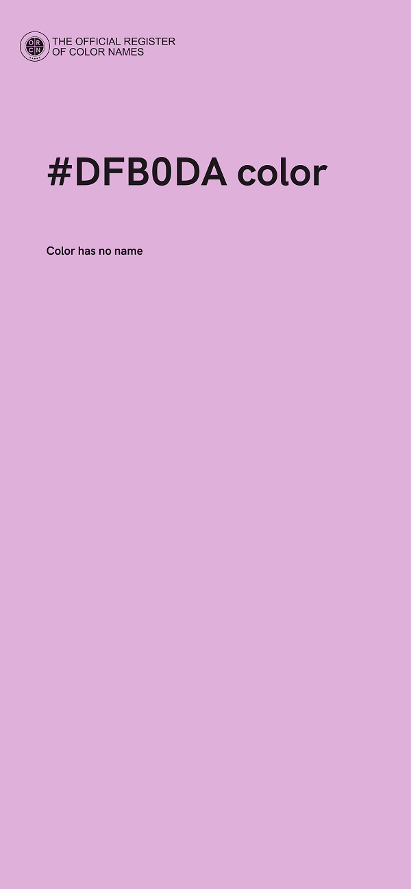 #DFB0DA color image