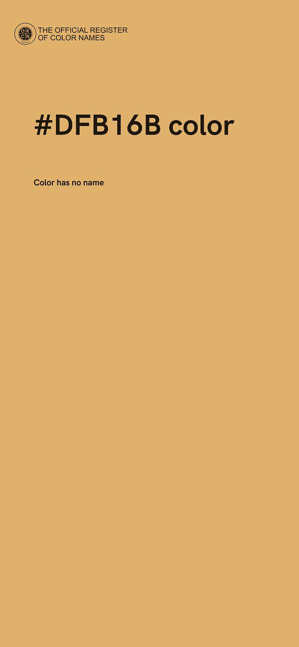 #DFB16B color image