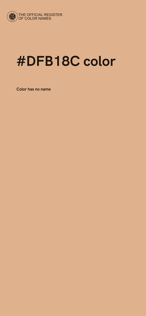 #DFB18C color image