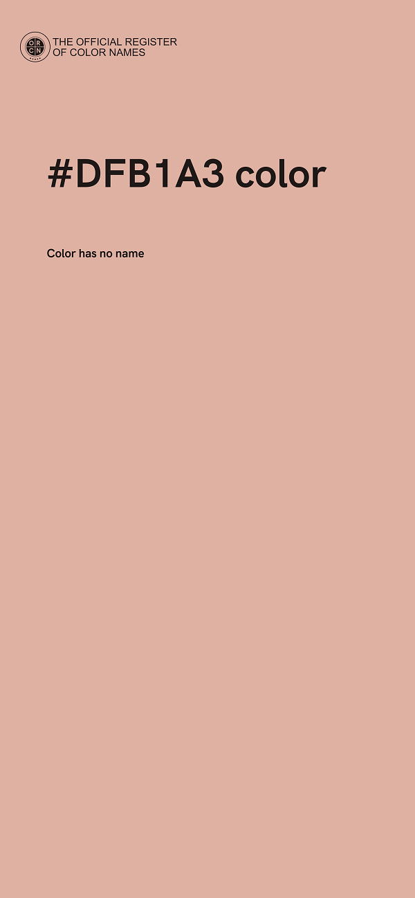 #DFB1A3 color image
