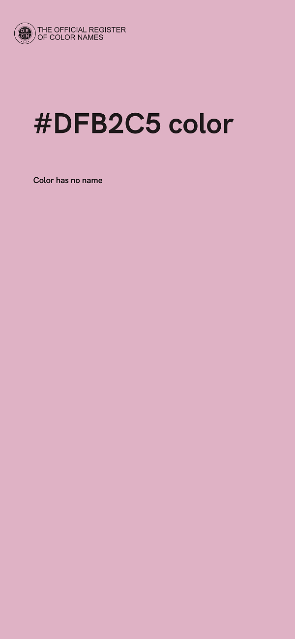 #DFB2C5 color image