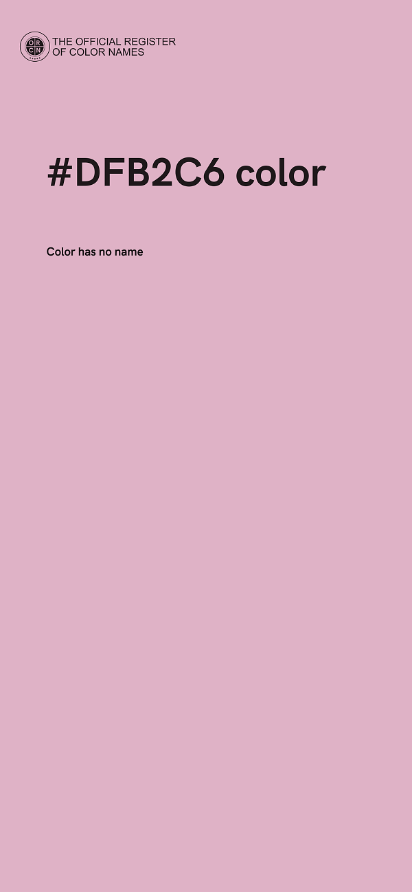 #DFB2C6 color image