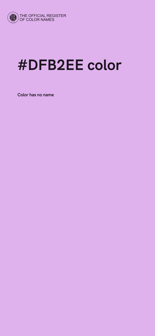 #DFB2EE color image