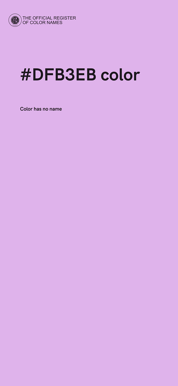#DFB3EB color image