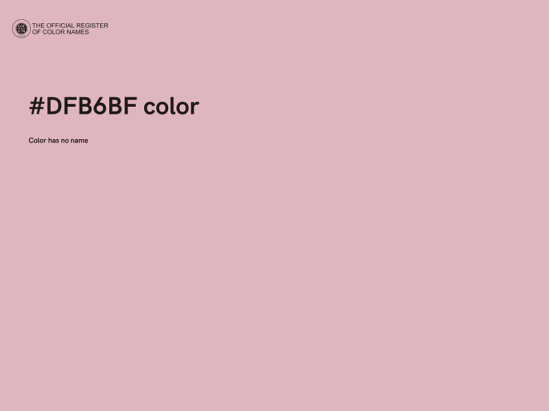 #DFB6BF color image