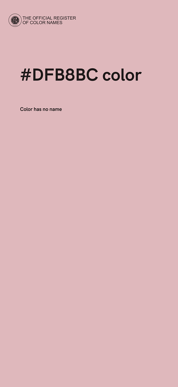 #DFB8BC color image