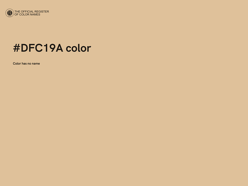 #DFC19A color image