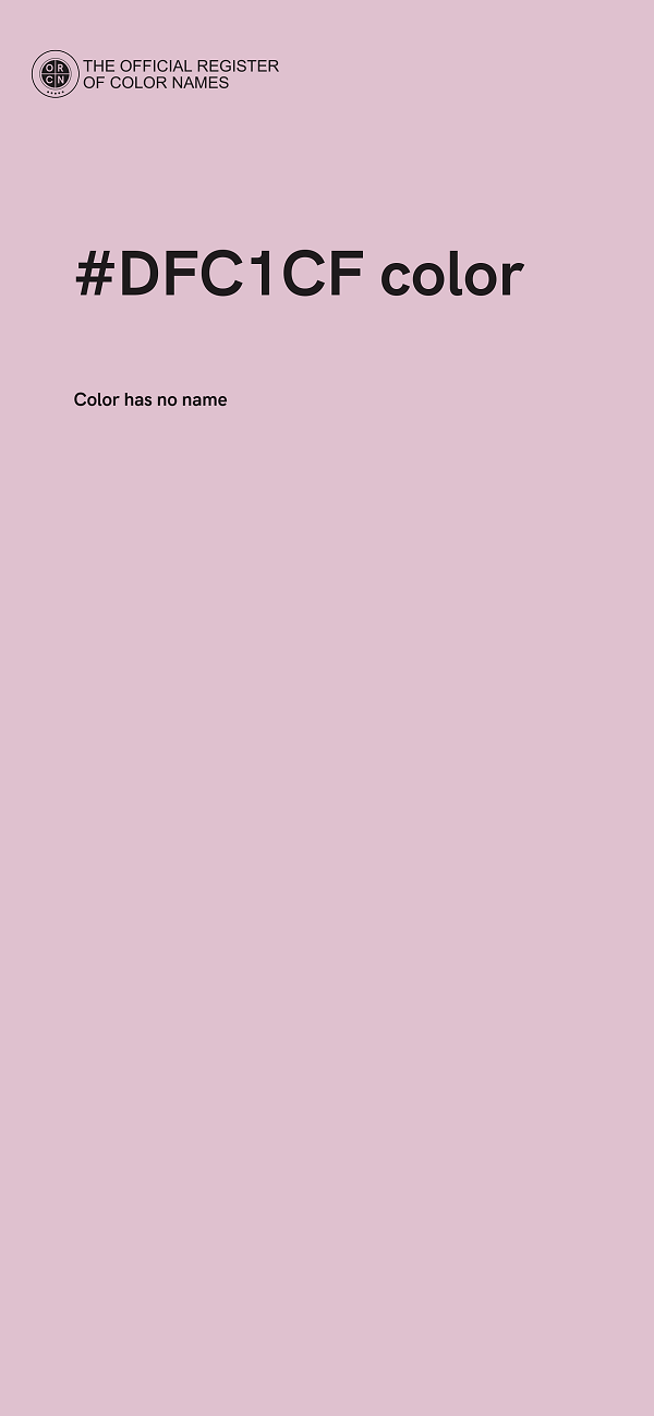 #DFC1CF color image