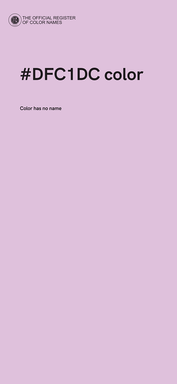 #DFC1DC color image